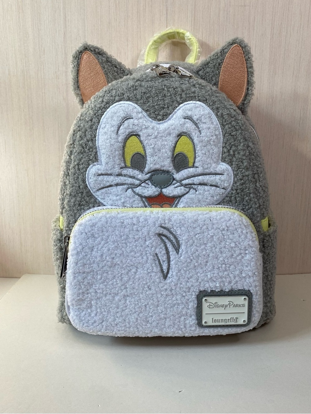 Loungefly Disney Parks Figaro Mini Backpack Bag Gray White Yellow